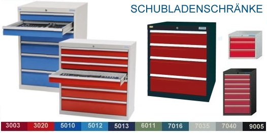 Schubladenschränke